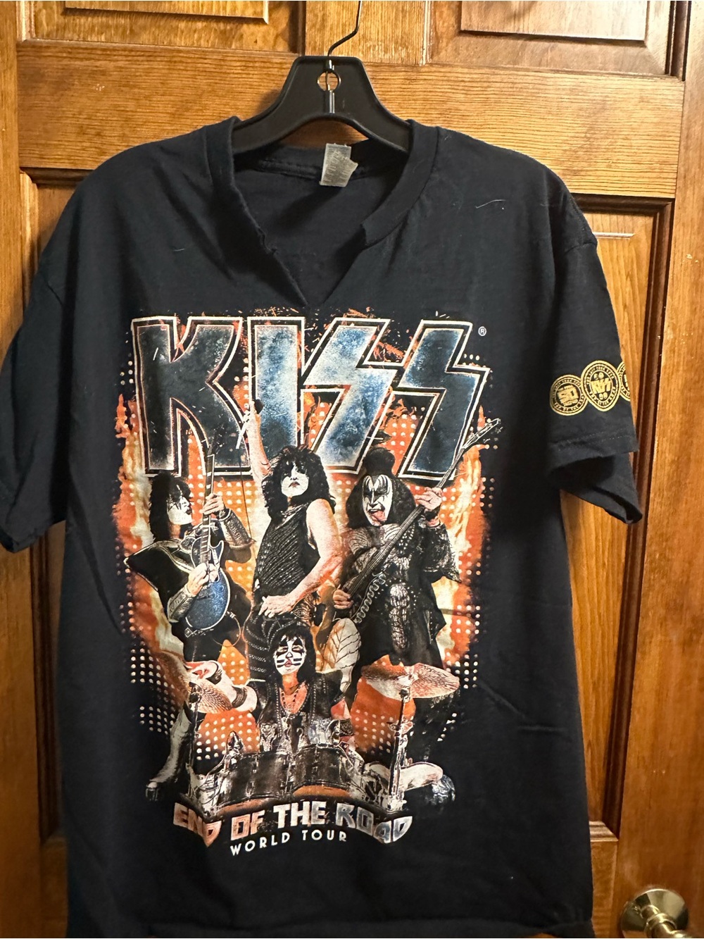 KISS Black 'End of the Road' Tour Graphic Tee